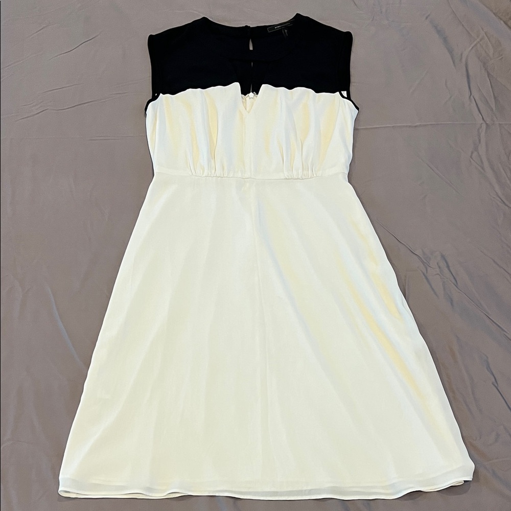 BCBGMaxAzria Classic Black and White Dress